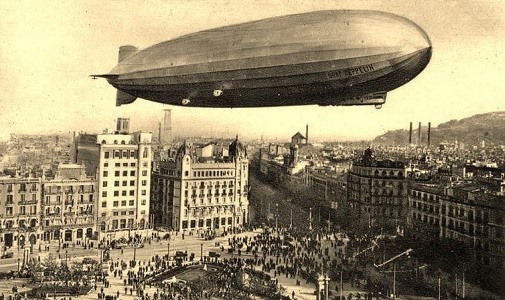 A falta de metro, ¿zepelín?