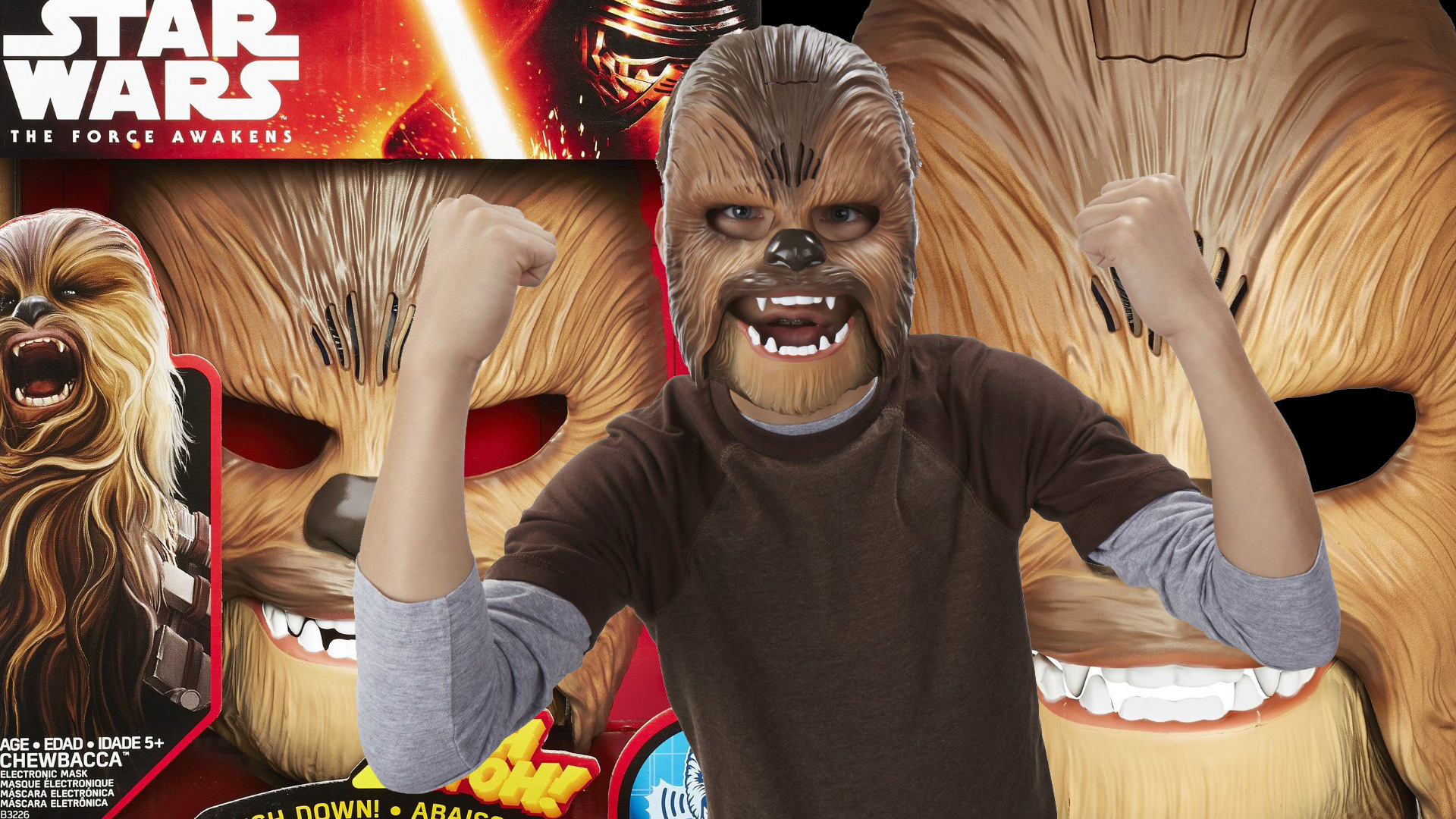 La máscara electrónica de Chewbacca y la viralidad