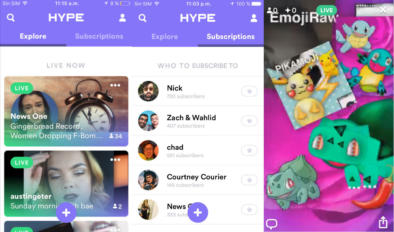 Hype, otra red social para millenials